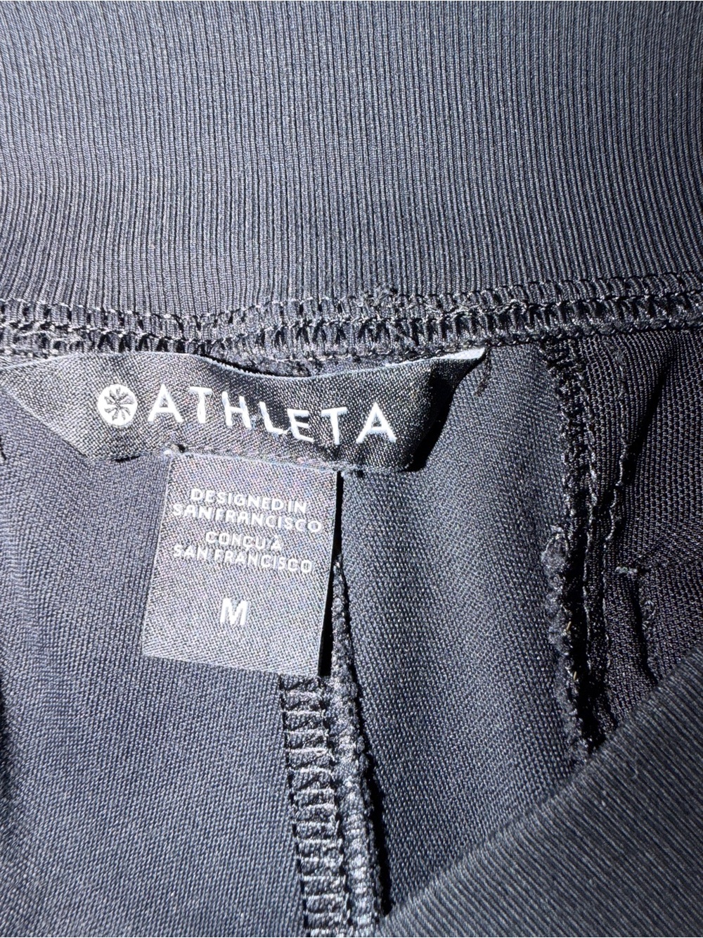 Athleta Black High-Rise Venice Jogger Pants in Black - VERY GOOD Condition - Picture 4 of 14